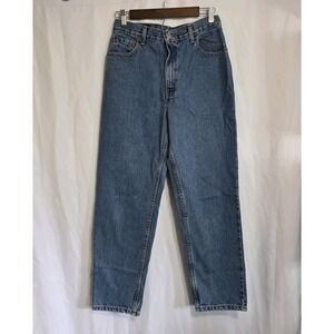 VTG Levis 550 Relaxed Fit Tapered Leg Jeans Womens 10S Medium Wash High Rise